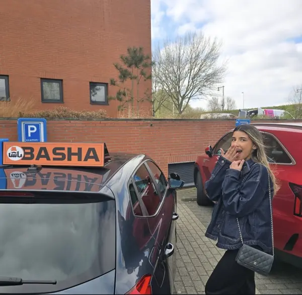 Leerling geslaagd voor Auto
